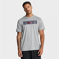 Men's Nike Heather Gray Minnesota Twins Swoosh Legend Dri-FIT T-Shirt