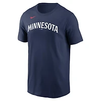 T-shirt avec nom et numéro de joueur Nike Joe Ryan des Minnesota Twins pour homme, bleu marine