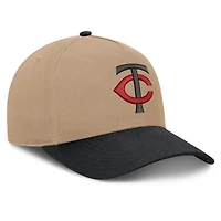 Casquette ajustable Nike Minnesota Twins Rise A-Frame kaki/noir pour homme