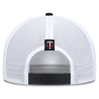 Casquette trucker ajustable Nike Minnesota Twins Rise A-Frame kaki/marine pour homme