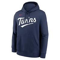 Men's Nike Kirby Puckett Navy Minnesota Twins Player Name & Number Club Pullover Hoodie