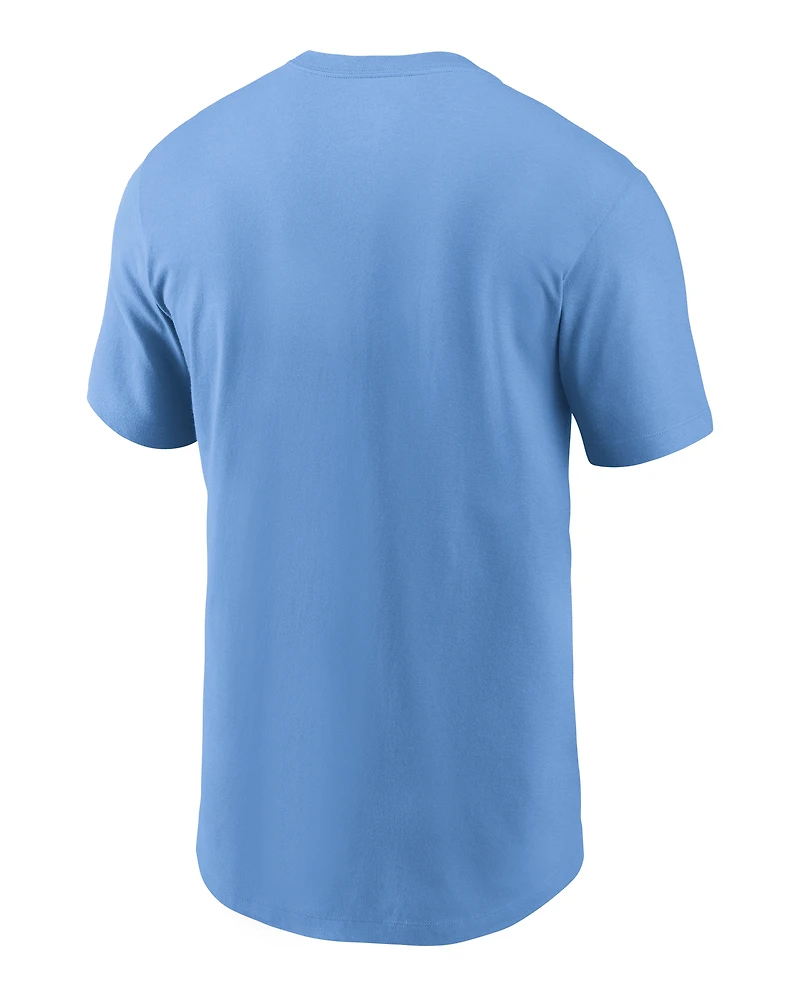 Men's Nike Light Blue Minnesota Twins Cooperstown Wordmark T-Shirt