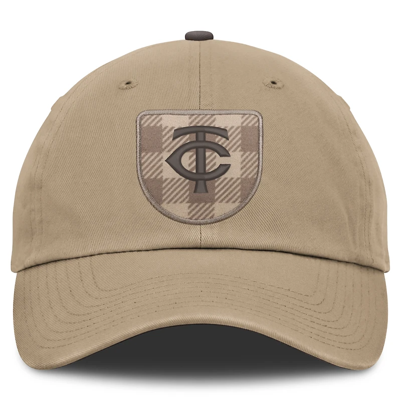 Casquette ajustable Nike marron clair Minnesota Twins Statement Club pour homme