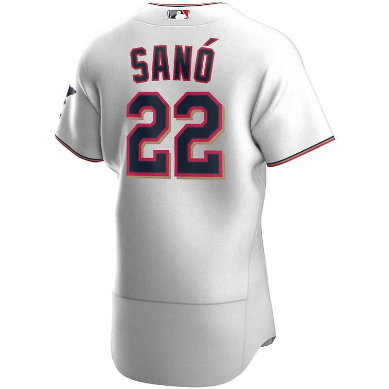 Maillot de joueur authentique à domicile Nike Miguel Sano pour hommes des Minnesota Twins blanc
