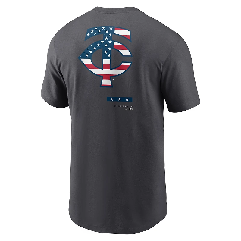 T-shirt Nike Minnesota Twins Americana pour homme