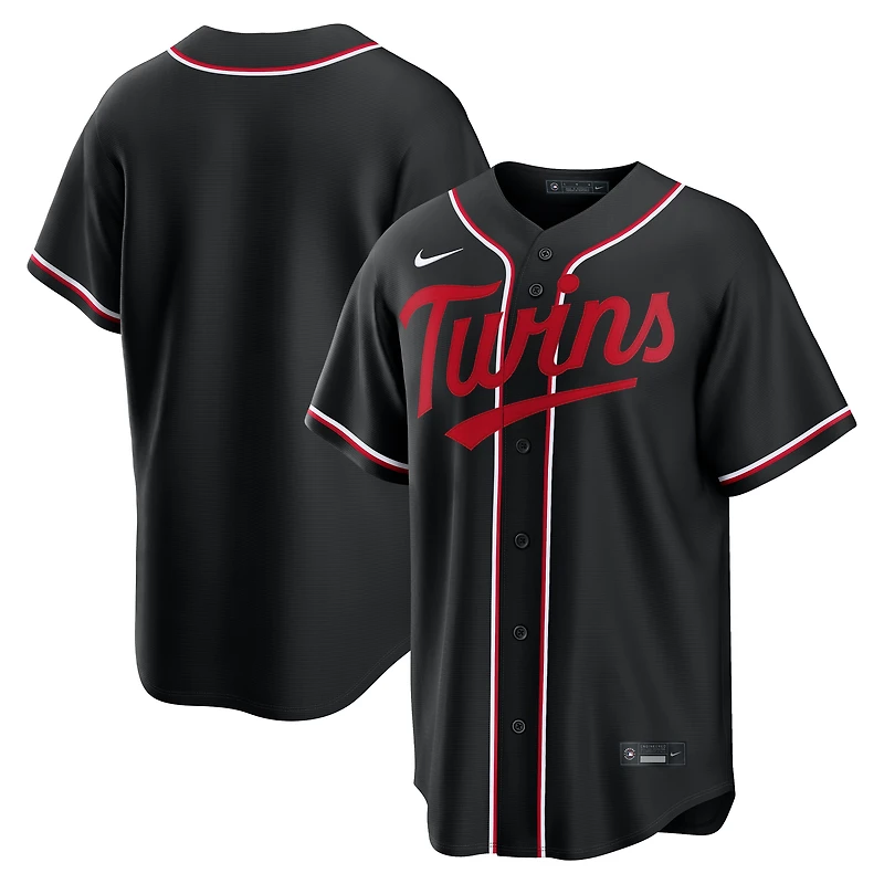 Maillot Nike Minnesota Twins Fashion Replica noir pour homme
