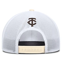 Men's Nike Natural/White Minnesota Twins Rise Dri-FIT Trucker Adjustable Hat​