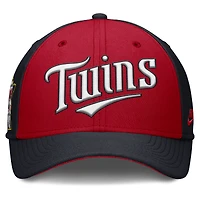 Men's Nike Navy/ Minnesota Twins Rise Swoosh Performance Flex Hat