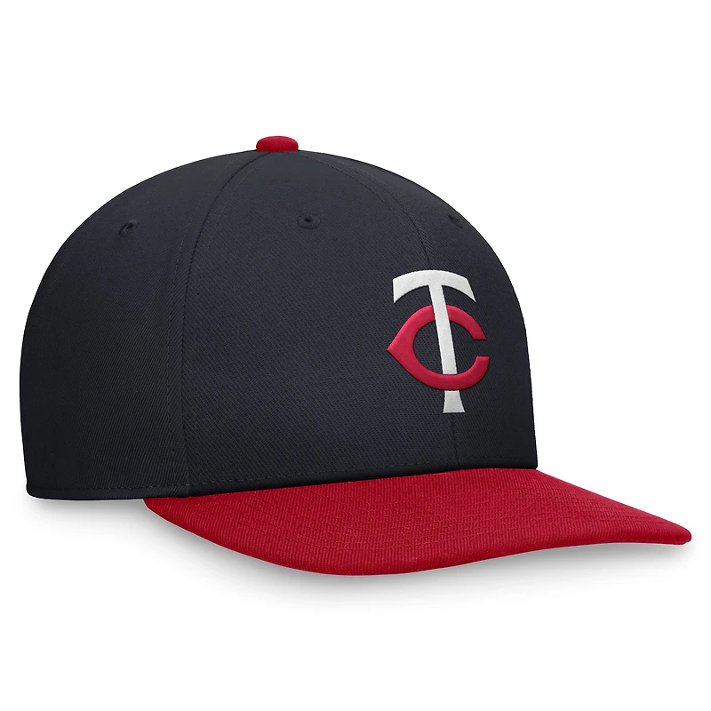 Men's Nike Navy/Red Minnesota Twins Two-Tone Snapback Hat