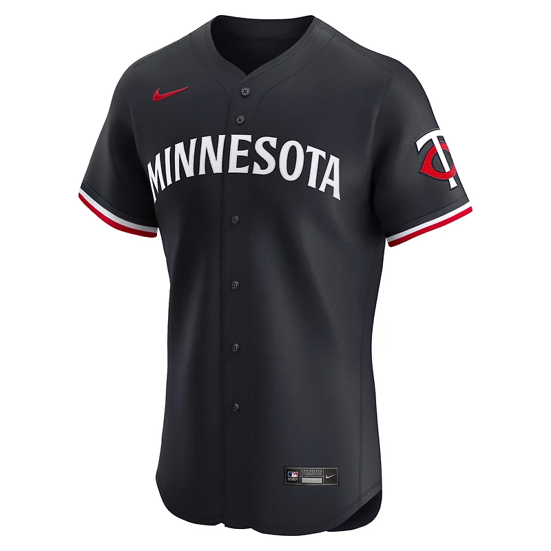 Men's Nike Navy Minnesota Twins Alternate 2 Elite Jersey