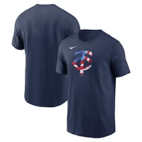 T-shirt Americana bleu marine Nike pour homme des Twins du Minnesota