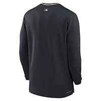 Haut à demi-zip Nike Dri-FIT Authentic Collection pour homme, bleu marine, Minnesota Twins