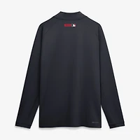 Men's Nike Navy Minnesota Twins Authentic Collection Dri-FIT Raglan Half-Zip Pullover