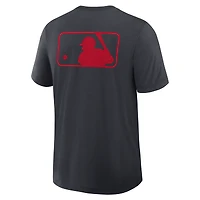 T-shirt Nike bleu marine Minnesota Twins Authentic Collection Early Work Tri-Blend Dri-FIT pour homme