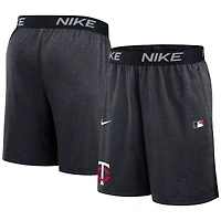 Men's Nike Navy Minnesota Twins Authentic Collection Performance Knit Shorts