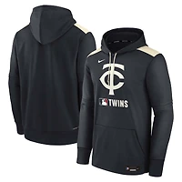 Men's Nike Navy Minnesota Twins Authentic Collection Performance Pullover Hoodie