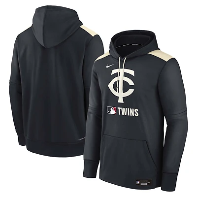 Men's Nike Navy Minnesota Twins Authentic Collection Performance Pullover Hoodie