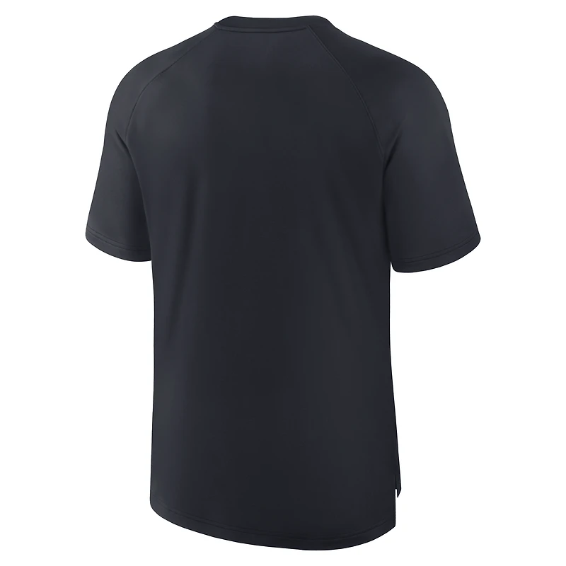 Men's Nike Navy Minnesota Twins Authentic Collection Pregame Raglan Dri-FIT T-Shirt