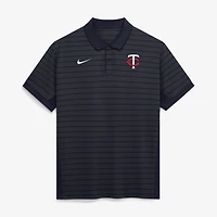Men's Nike Navy Minnesota Twins Authentic Collection Striped Victory Dri-FIT Polo