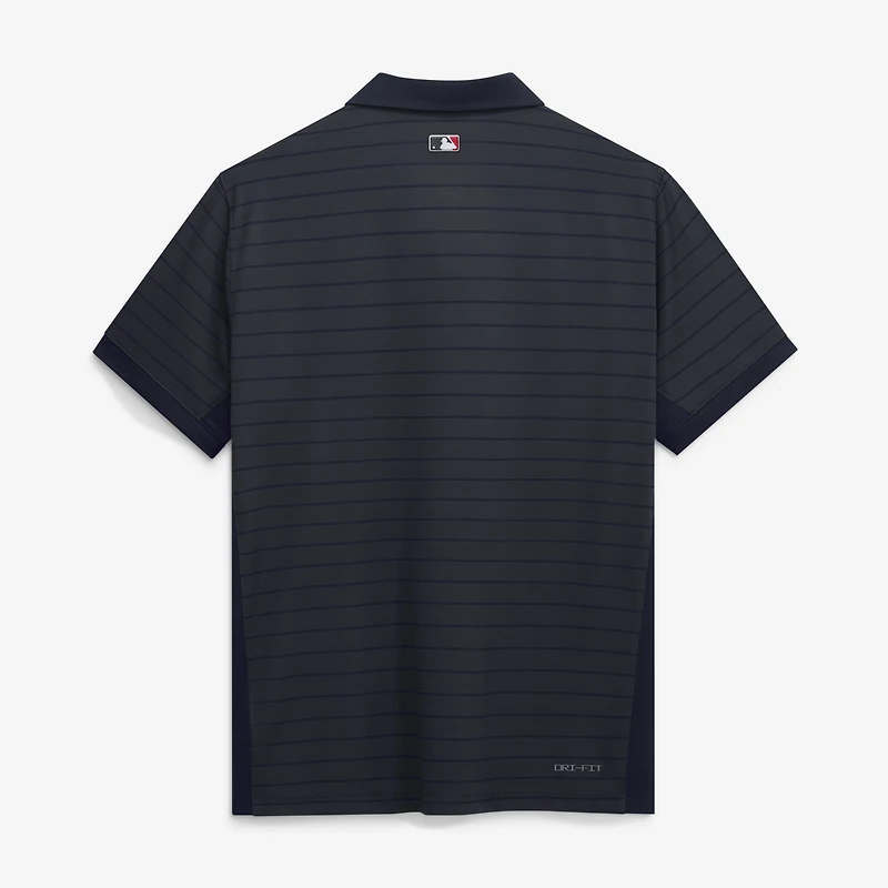 Men's Nike Navy Minnesota Twins Authentic Collection Striped Victory Dri-FIT Polo