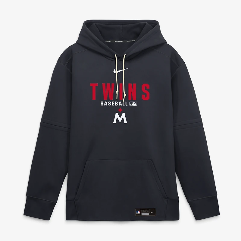 Men's Nike Red Minnesota Twins Authentic Collection Therma-FIT Hoodie