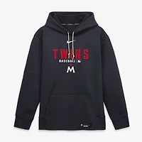 Men's Nike Red Minnesota Twins Authentic Collection Therma-FIT Hoodie