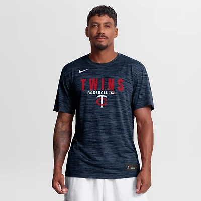 Men's Nike Navy Minnesota Twins Authentic Collection Velocity Dri-FIT T-Shirt