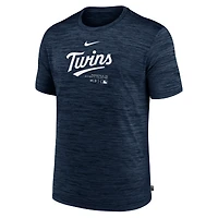 Men's Nike  Navy Minnesota Twins Authentic Collection Velocity Performance T-Shirt