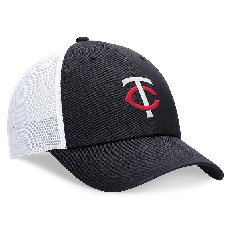 Men's Nike Navy Minnesota Twins Club Trucker Adjustable Hat