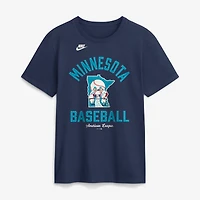 T-shirt Nike bleu marine Minnesota Twins Cooperstown Collection pour homme