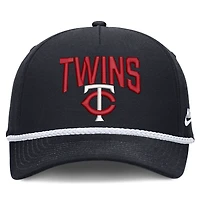 Casquette ajustable Nike bleu marine Minnesota Twins Cooperstown Rise pour homme