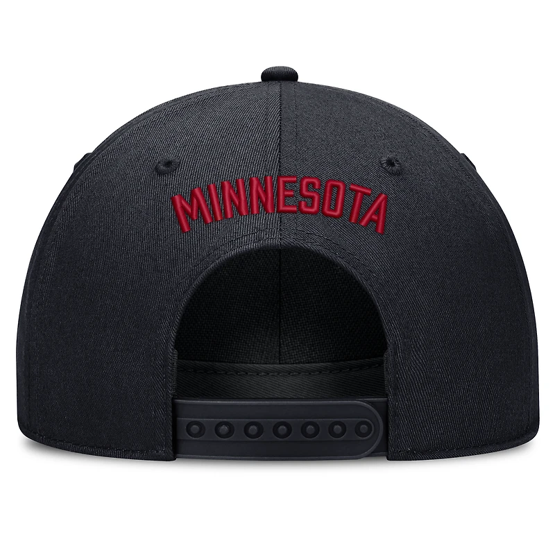 Casquette ajustable Nike bleu marine Minnesota Twins Cooperstown Rise pour homme