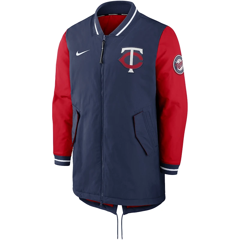 Men's Nike Navy Minnesota Twins Dugout Performance Full-Zip Jacket