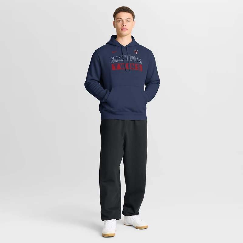 Men's Nike Navy Minnesota Twins Primetime Club Hoodie