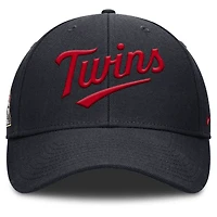 Casquette ajustable Nike Navy Minnesota Twins Rise Gaberdine pour homme