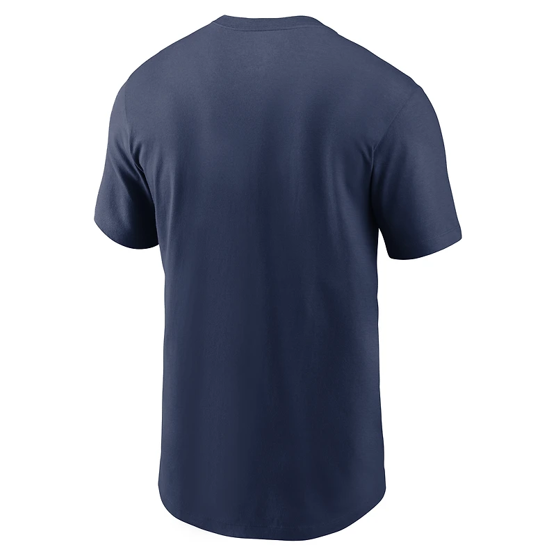 T-shirt Nike bleu marine pour homme avec logo Team Block des Minnesota Twins