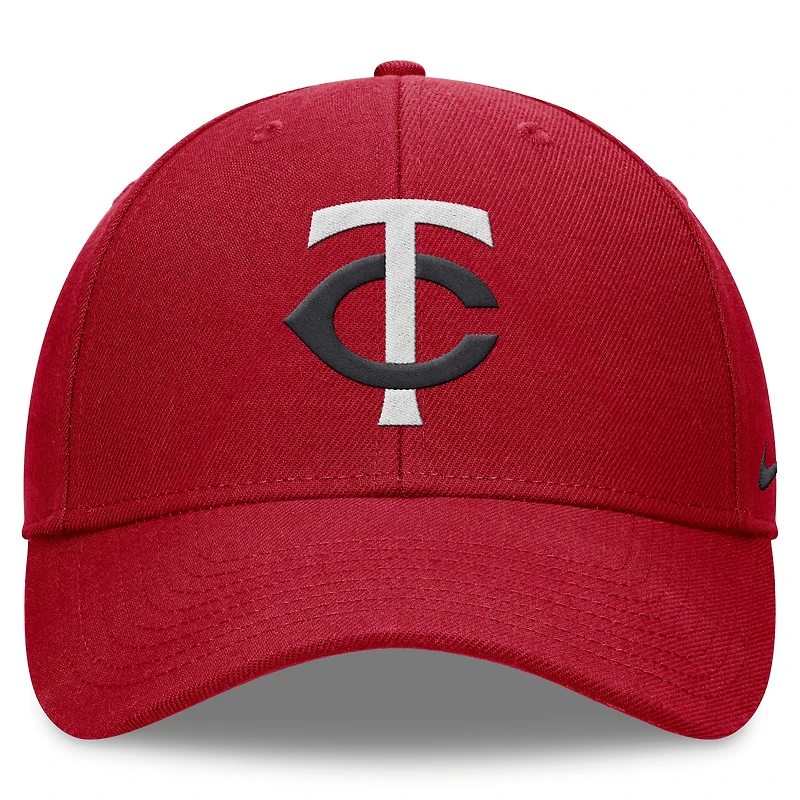 Men's Nike Red Minnesota Twins Club Performance Adjustable Hat