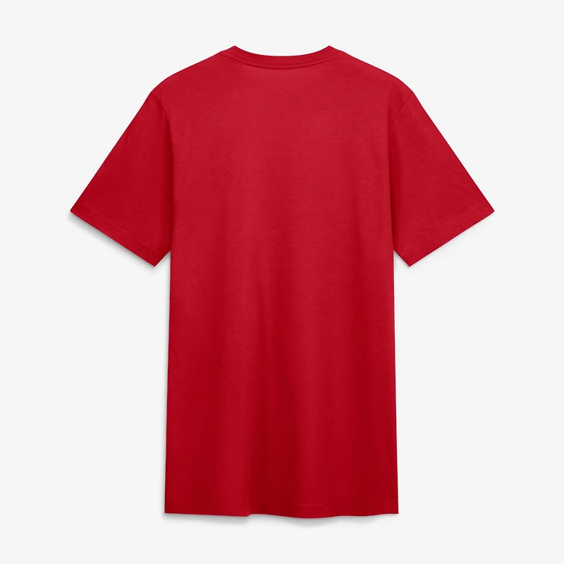 Men's Nike  Red Minnesota Twins Tri-Blend Logo T-Shirt