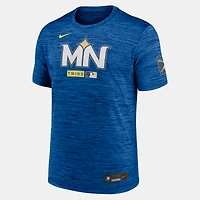 Men's Nike Royal Minnesota Twins Authentic Collection City Connect Velocity Dri-FIT T-Shirt