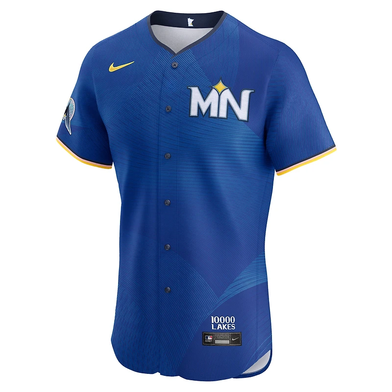 Men's Nike Royal Minnesota Twins City Connect  Elite Jersey