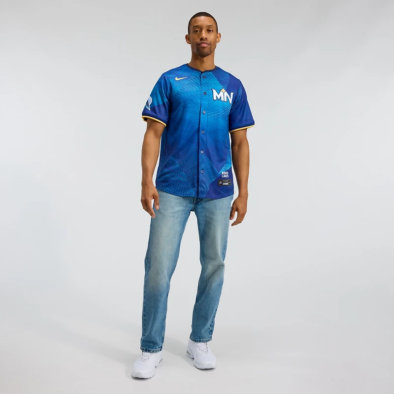 Men's Nike Royal Minnesota Twins City Connect Limited Jersey