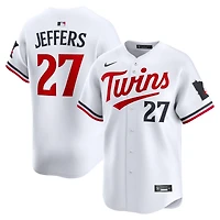 Men's Nike Ryan Jeffers White Minnesota Twins Home Limited Player Jersey