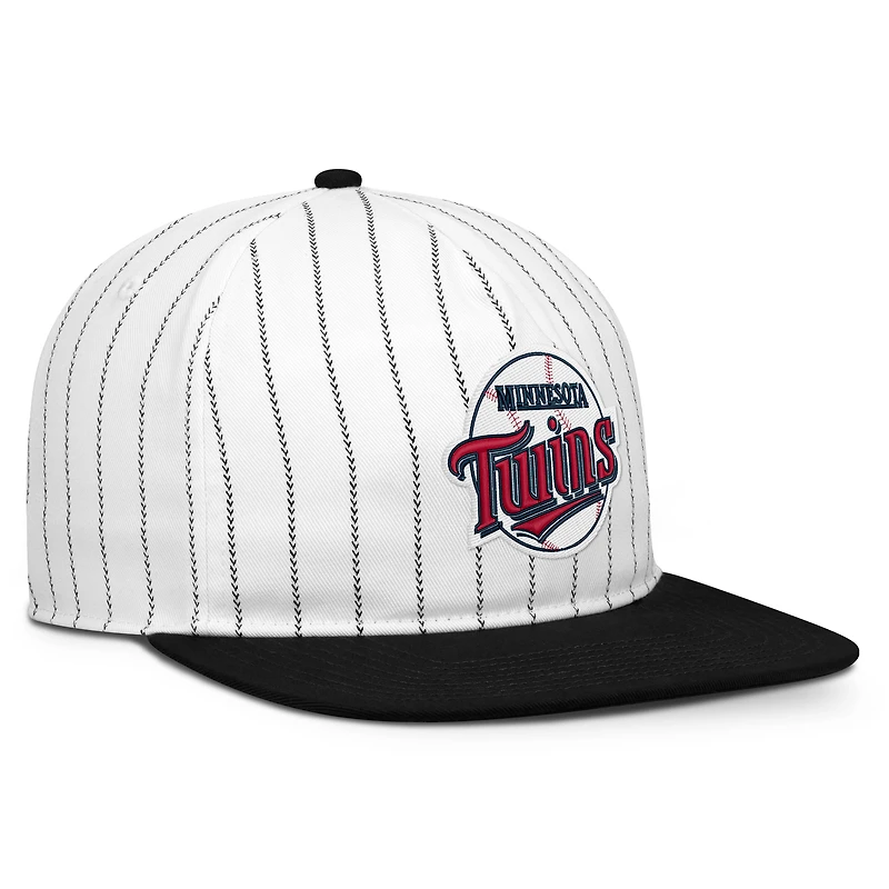 Casquette ajustable Nike Pro Minnesota Twins Cooperstown Collection blanche et noire pour homme