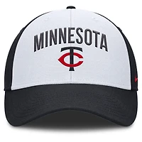 Men's Nike White/Navy Minnesota Twins Club Performance Adjustable Hat