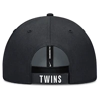 Casquette ajustable Nike blanche/bleu marine pour homme, Minnesota Twins Club Performance