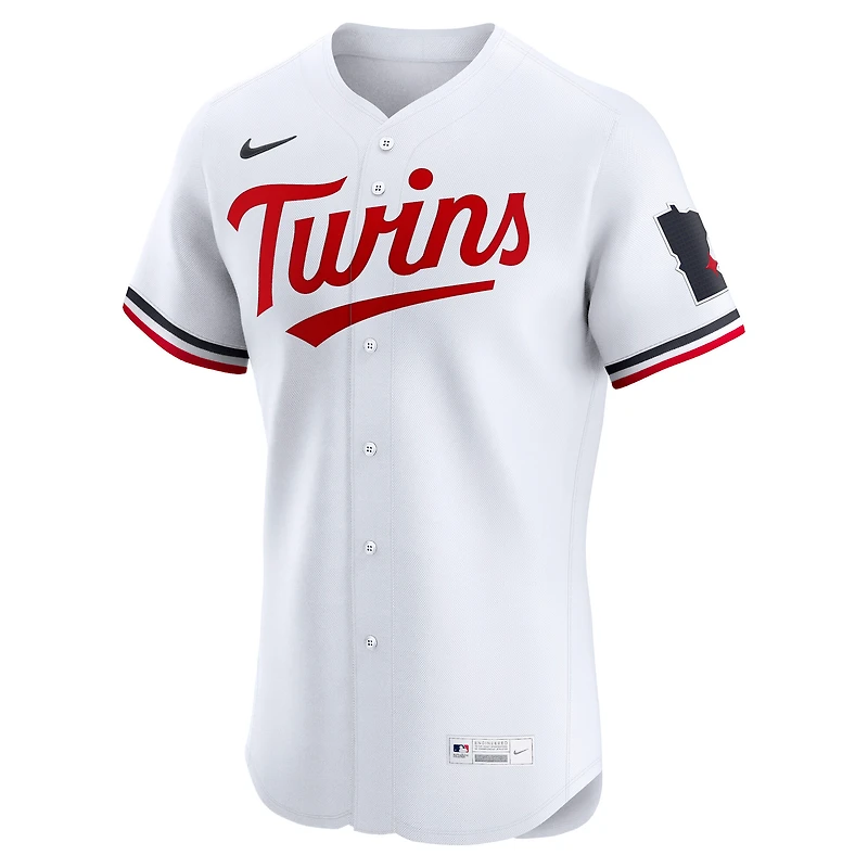 Men's Nike White Minnesota Twins Home Elite Jersey
