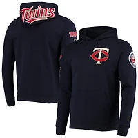 Sweat à capuche avec logo de l'équipe Pro Standard Minnesota Twins pour homme, bleu marine