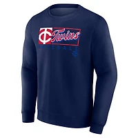 Men's Profile Navy Minnesota Twins Big & Tall Pullover Sweatshirt