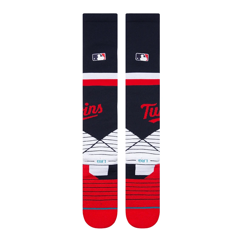 Chaussettes OTC Stance Minnesota Twins pour hommes