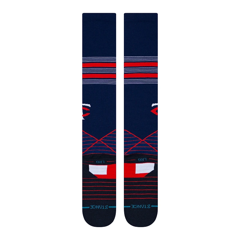 Chaussettes montantes Stance Diamond Pro bleu marine Minnesota Twins pour hommes